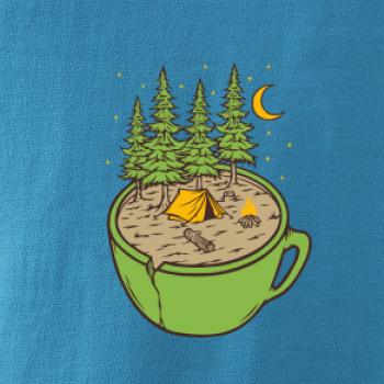 Hrnek plný stanování