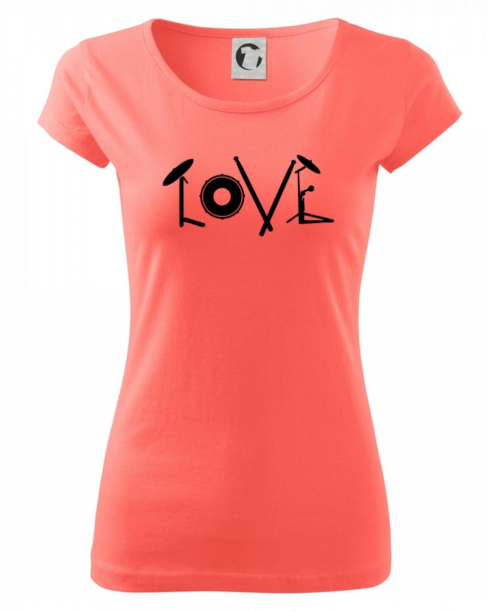 Love bubeník nápis