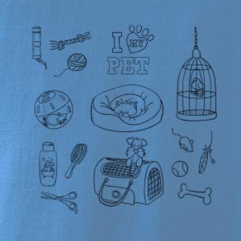 I love my pet - kreslený obrázek