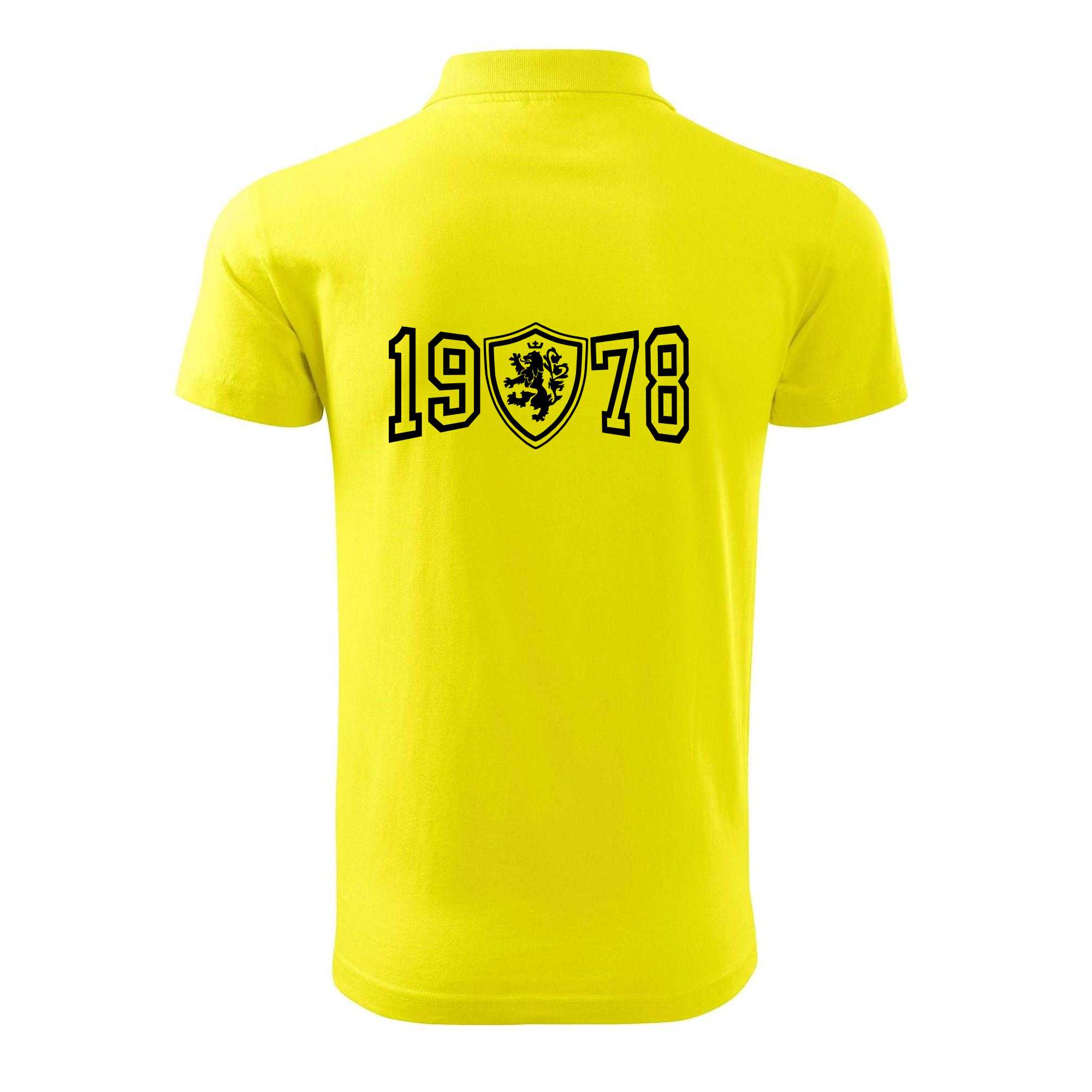 Narozeninový motiv - znak - 1978 - Polokošile pánská Pique Polo 203