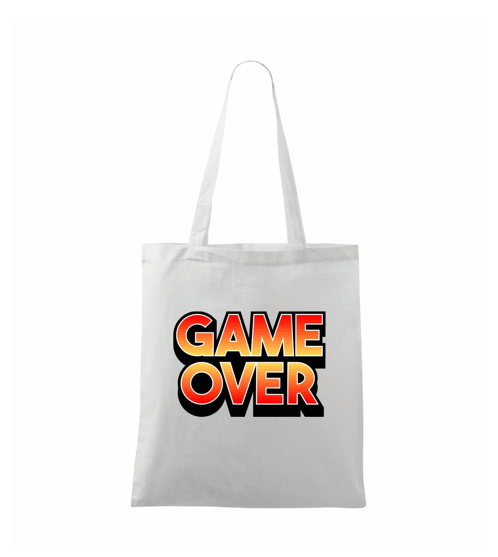 Game over - nápis barevný