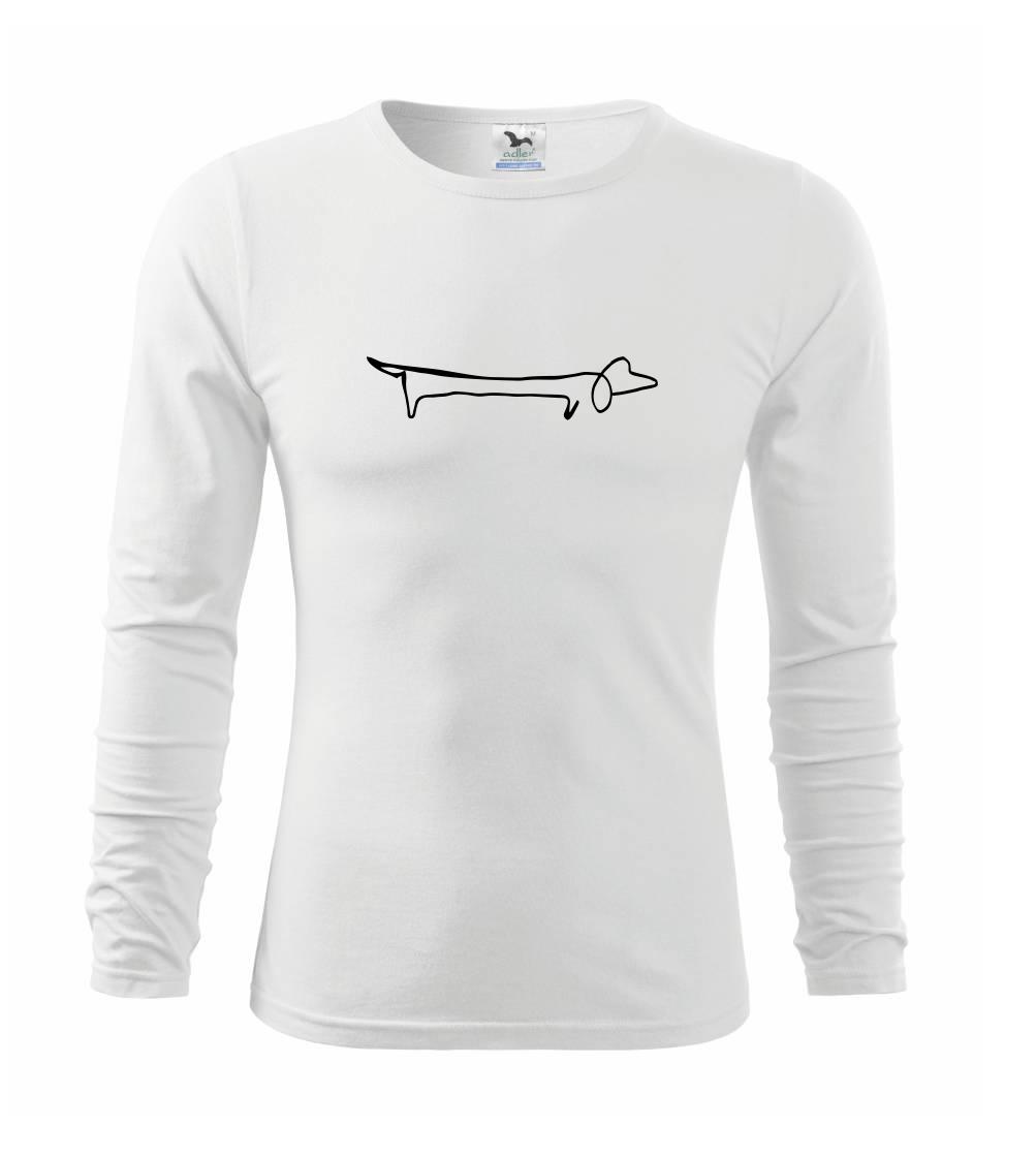Jezevčík - kreslený - Triko dětské Long Sleeve