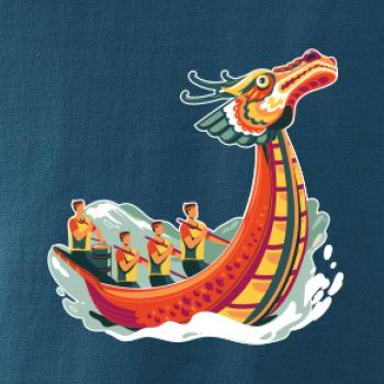 Dračí lodě při závodě