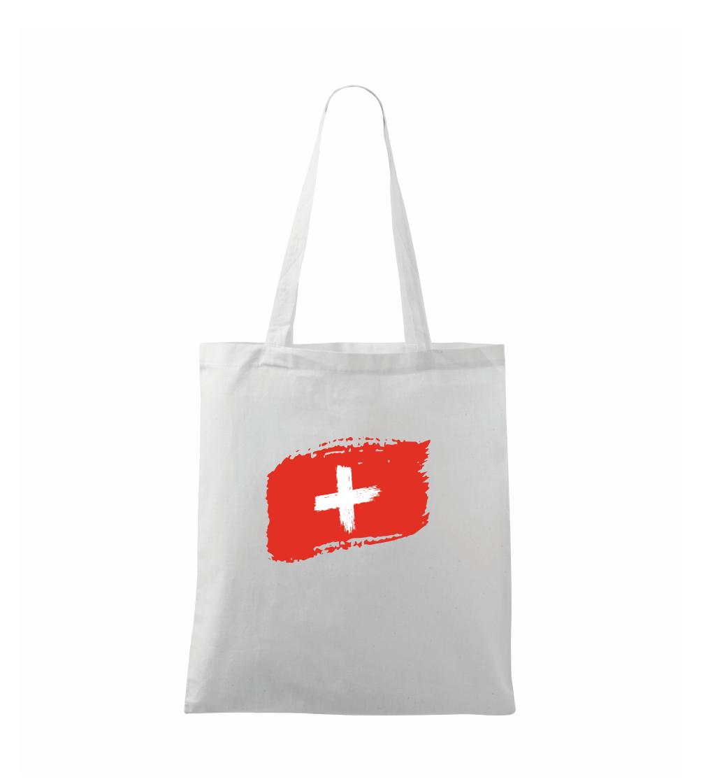 Švýcarsko vlajka - Taška malá