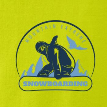 Mountain extreme snowboarding kulaté