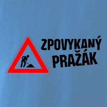 Zpovykaný Pražák - práce na silnici