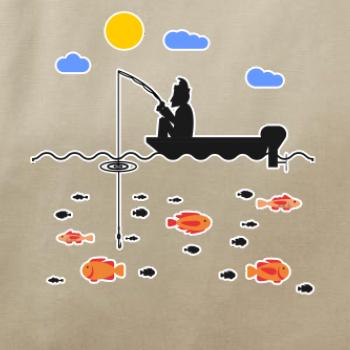 Rybář který má smůlu na loďce