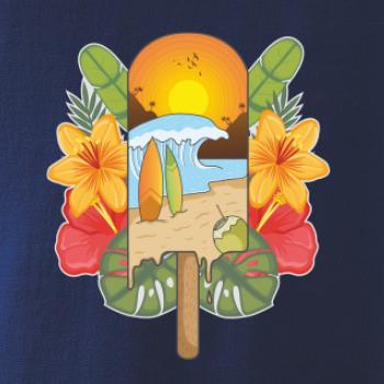 Léto, nanuk, moře, pláž