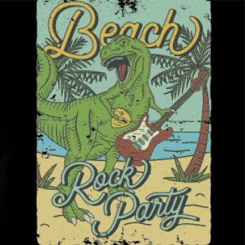 Beach rock party