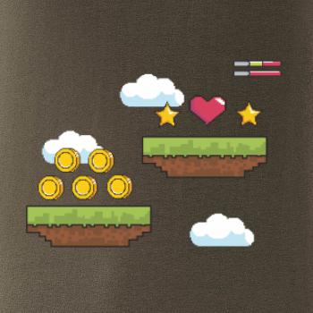 Gamer - stará hra - mince a mraky