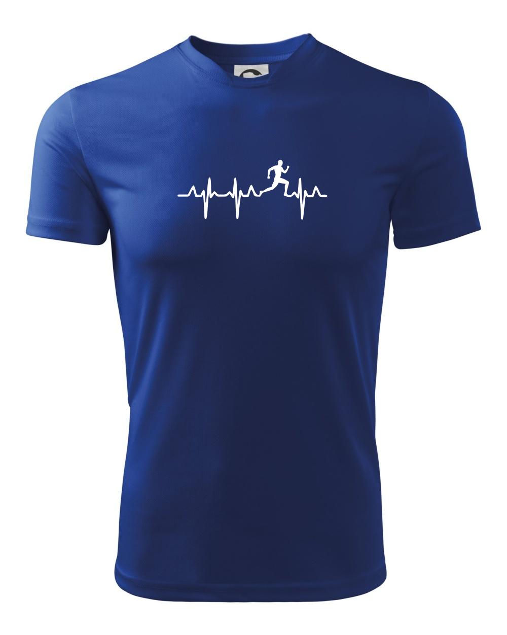 EKG běžec - muž - Dětské triko Fantasy sportovní (dresovina)
