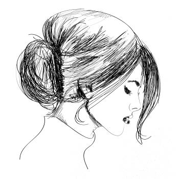 Ručně malovaná žena