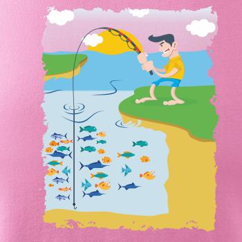 Rybář který má smůlu barevný