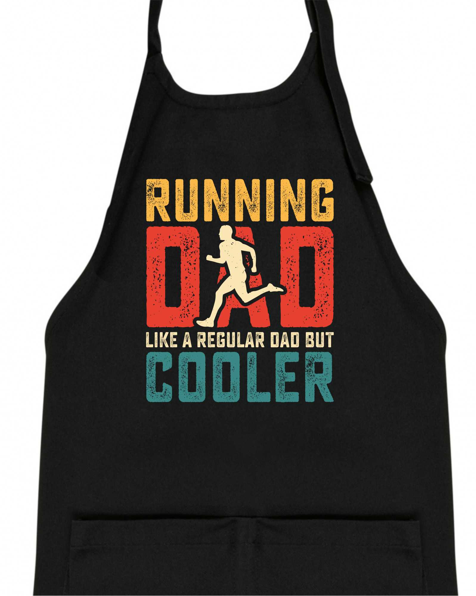 Running dad like a regular dad but cooler - Dětská zástěra na vaření