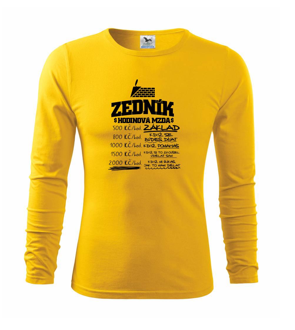 Hodinová mzda zedník Hodinová mzda zedník