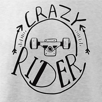 Crazy skateboard rider