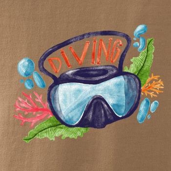 Diving obrázek kreslený