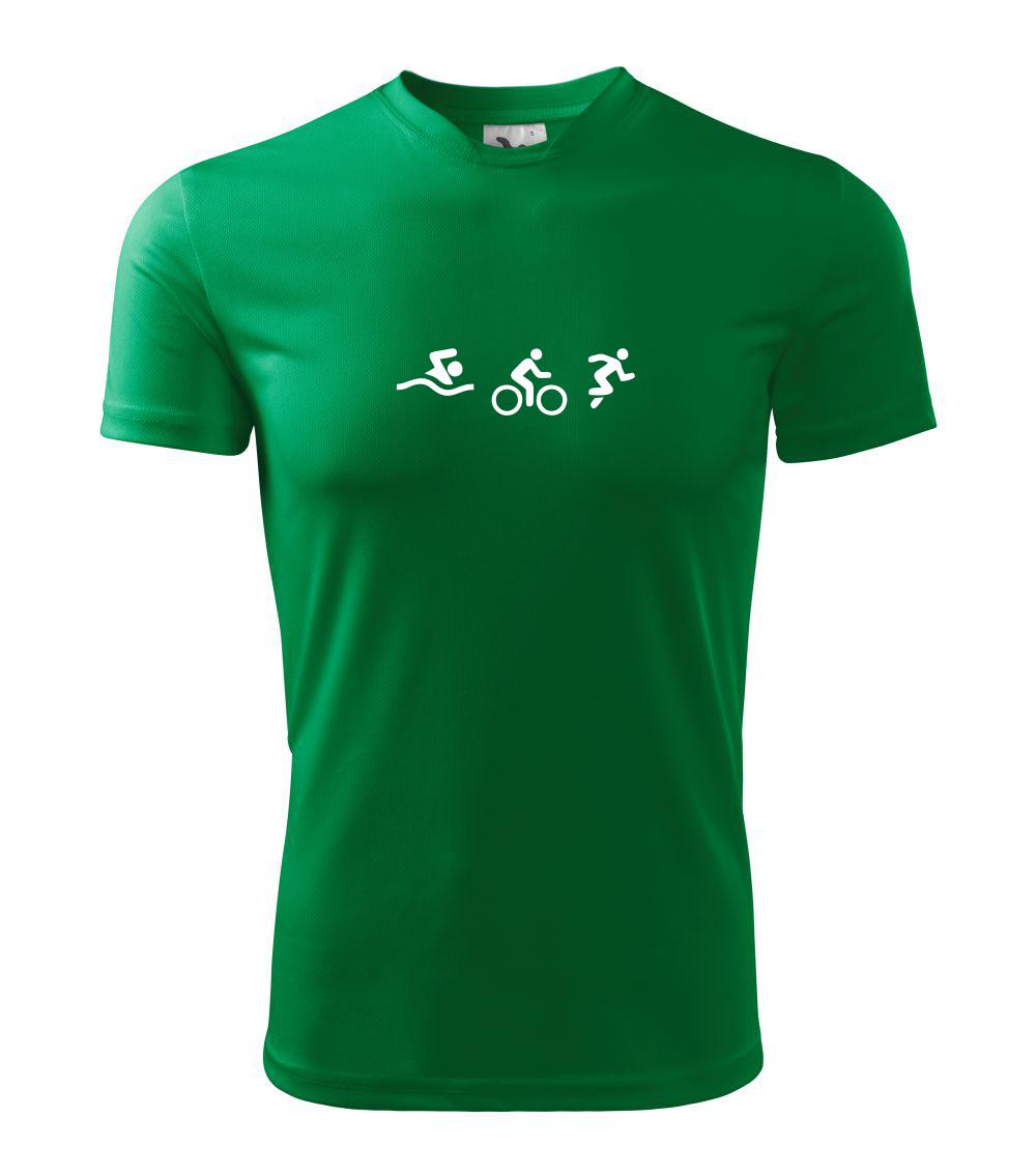 Triathlon postavy - Pánské triko Fantasy sportovní (dresovina)