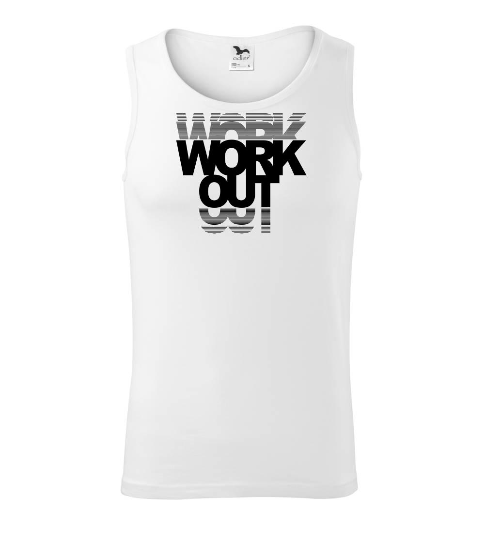 Workout nápis - Tílko pánské Core