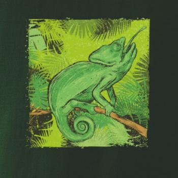 Chameleon na větvi