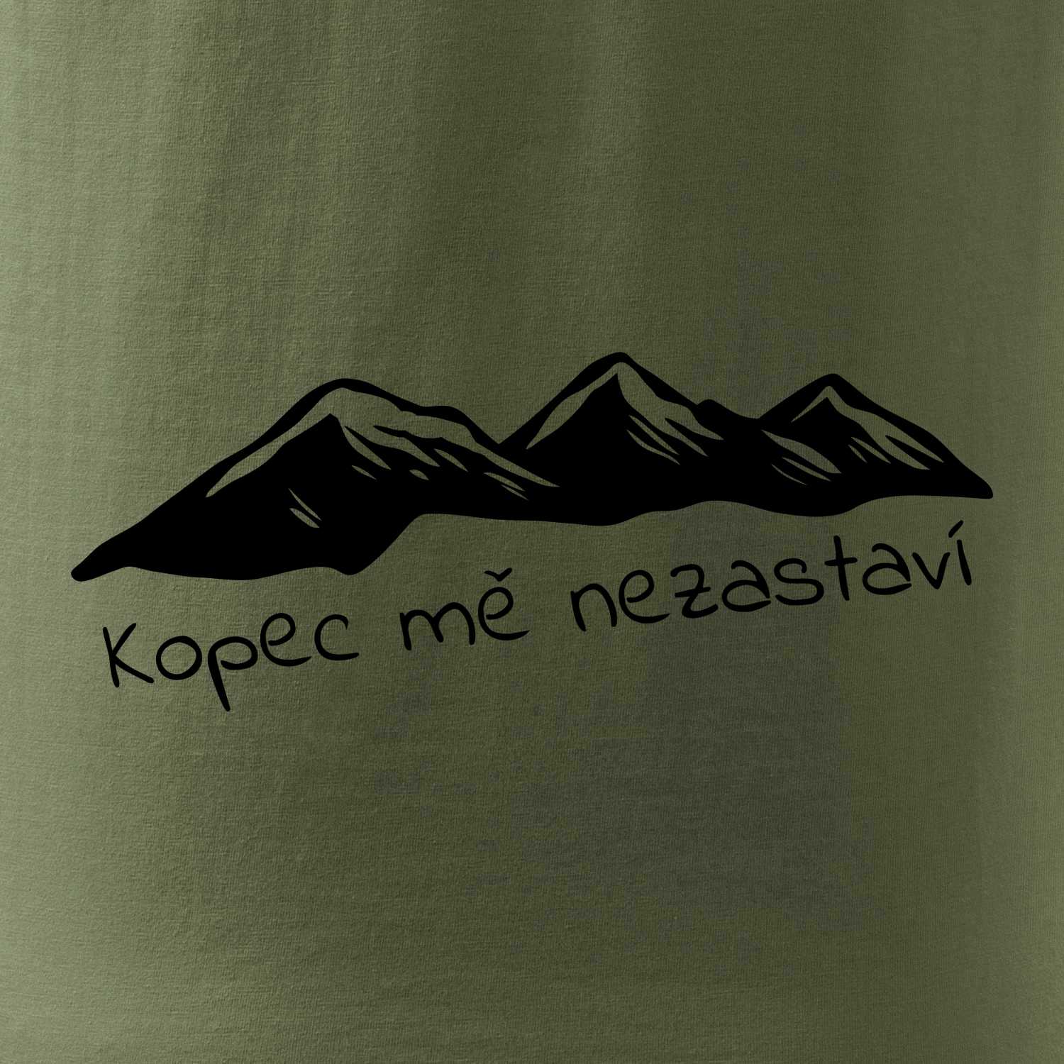 Kopec mě nezastaví - hory - Triko s dlouhým rukávem FIT-T long sleeve