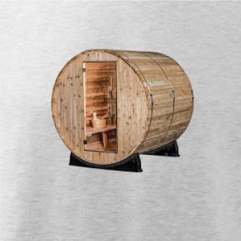 Venkovní sauna z boku