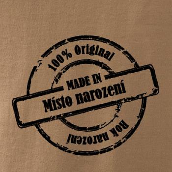 Etiketa - Original - město a rok narození