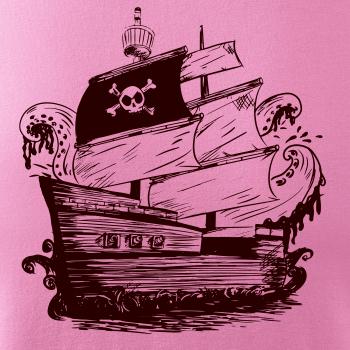 Pirátská loď malovaná