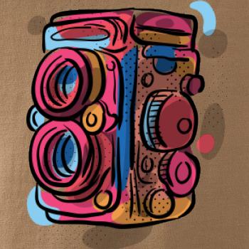 Foťák barevný - dvě čočky