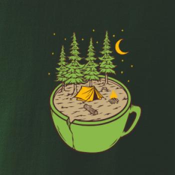 Hrnek plný stanování