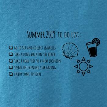 Summer 2019 to do list