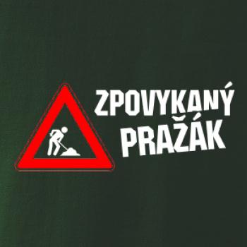 Zpovykaný Pražák - práce na silnici