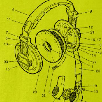 Nákres sluchátko pro pilota