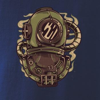 Starý potapěčský skafandr