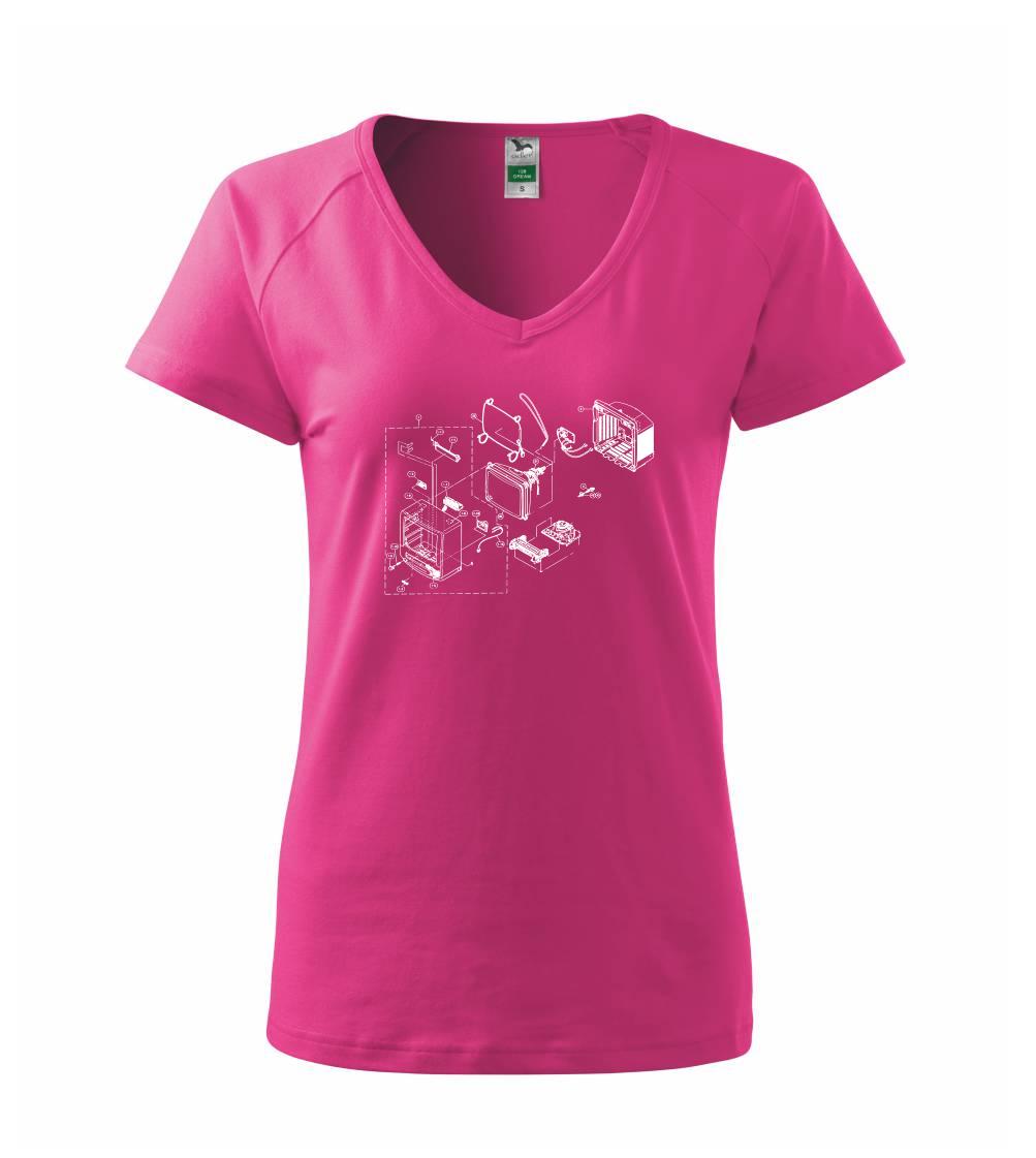 Nákres stará CRT televize