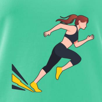 Běhání - žena startuje