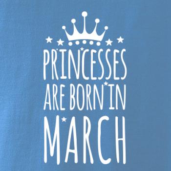 Princesses are born in March