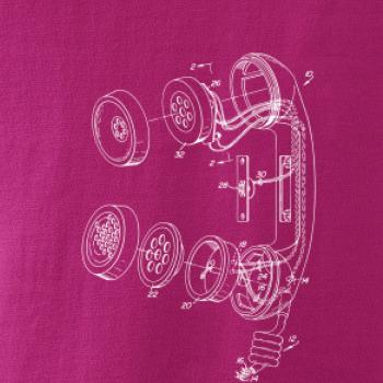 Nákres telefonní sluchátko staré