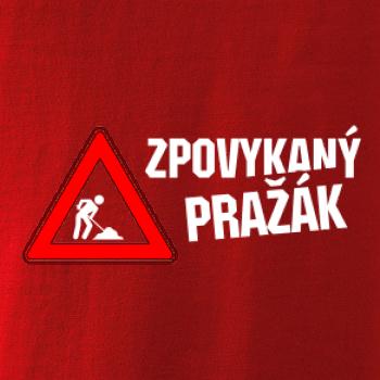 Zpovykaný Pražák - práce na silnici