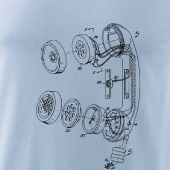 Nákres telefonní sluchátko staré