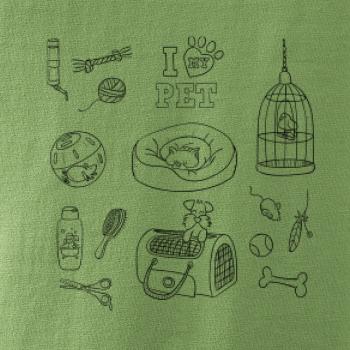 I love my pet - kreslený obrázek