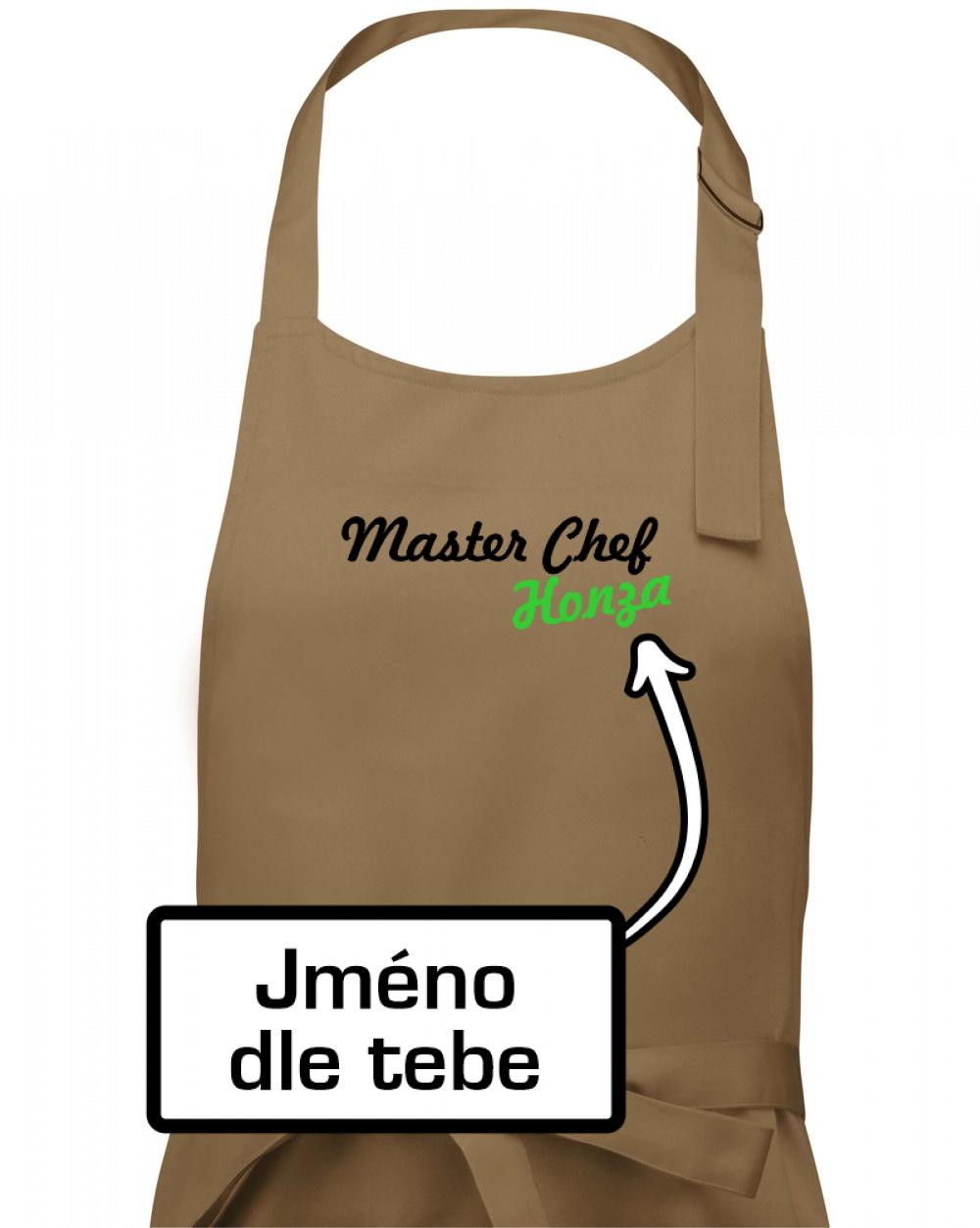 Master Chef - vlastní jméno - Zástěra klasická