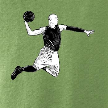 Basketbalista ve výskoku