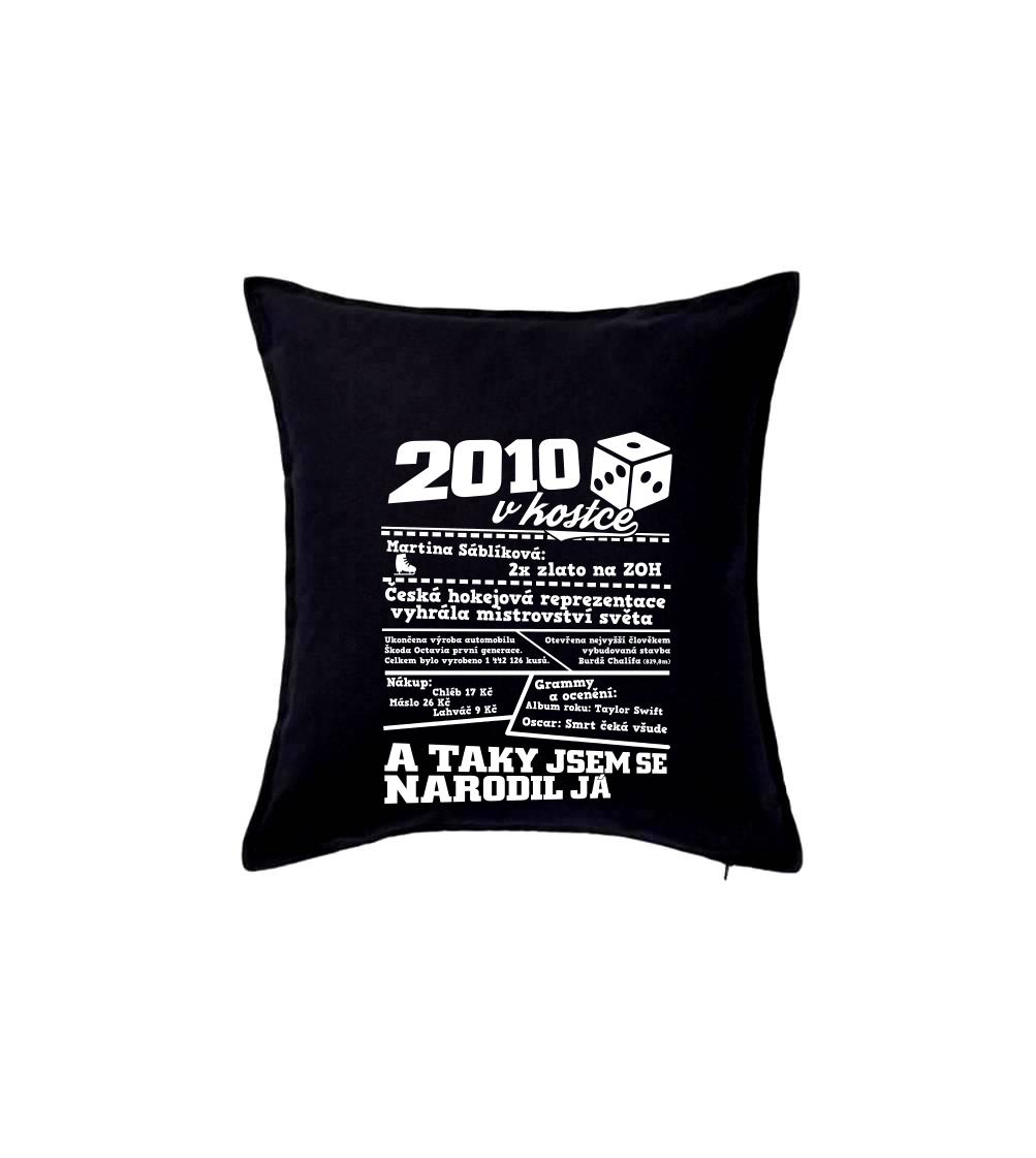 2010 v kostce - Polštář 50x50