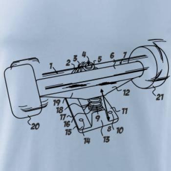 Skateboard nákres kolečka