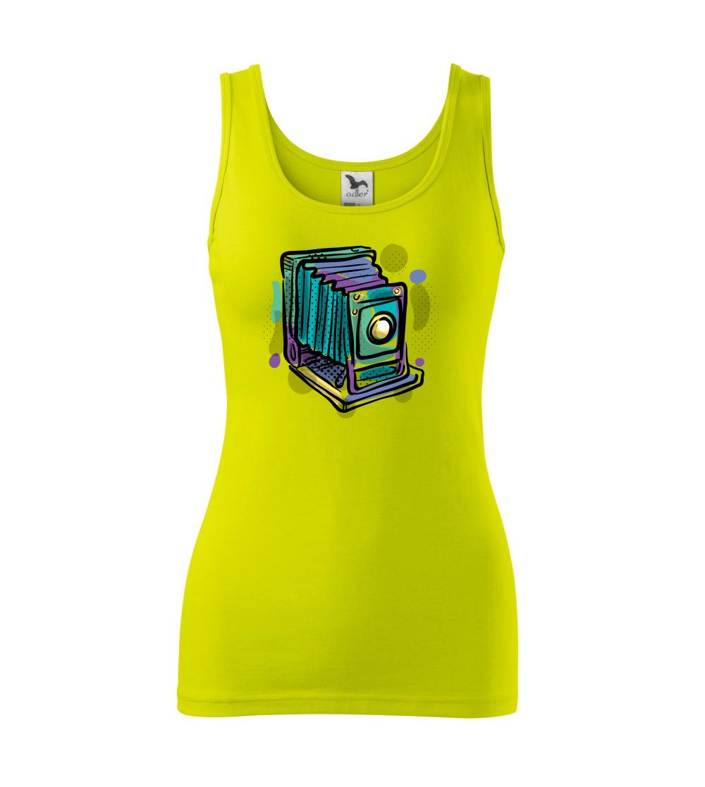 Foťák barevný starý - jedna čočka