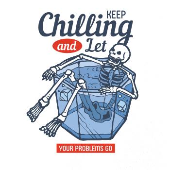 Keep chilling sklenice Keep chilling sklenice