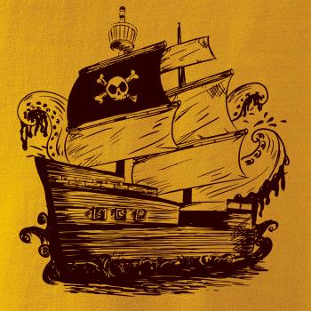 Pirátská loď malovaná