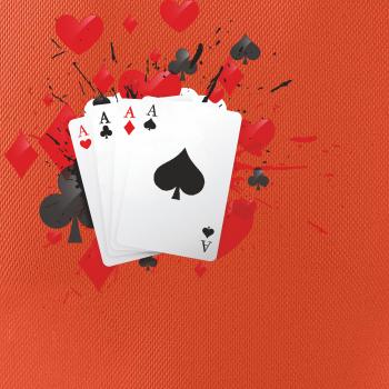 Poker karty splash