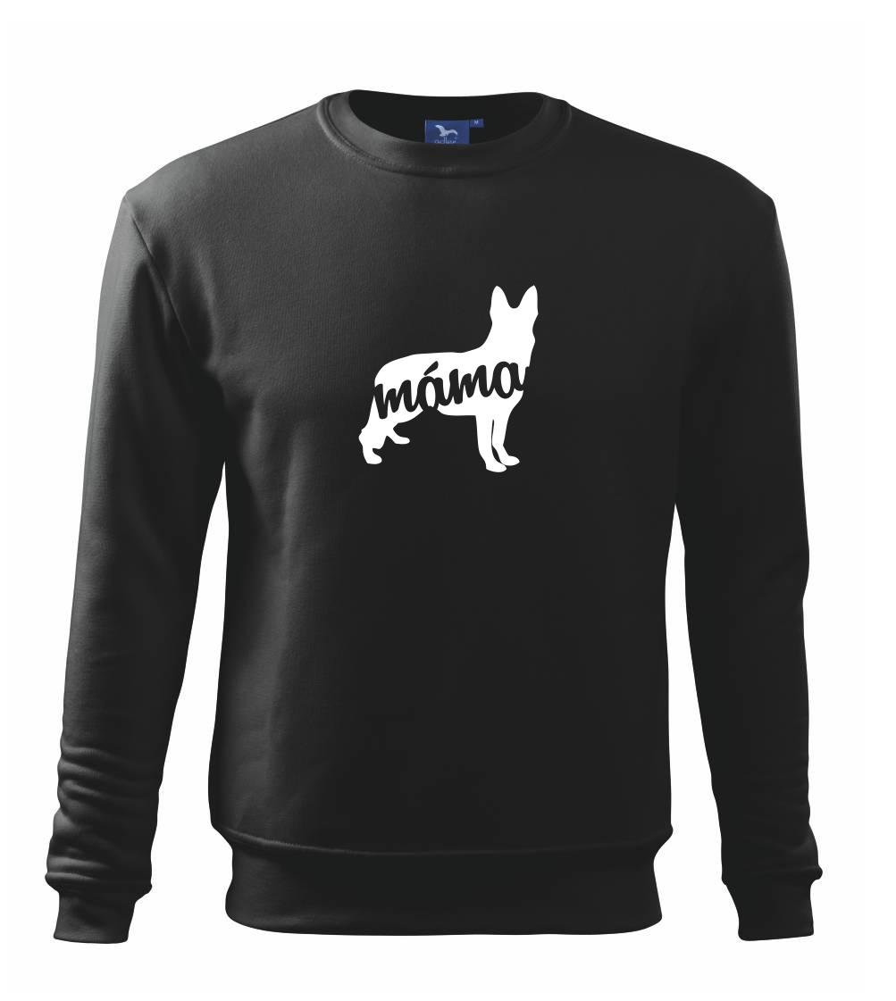 Německý ovčák máma obrys - Mikina Essential dětská